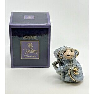 DeRosa Rinconada Family Figurine Baby Monkey-Zodiac 2016 F386 Used with Box